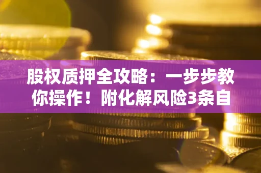 武汉股权质押全攻略：一步步教你操作！附化解风险3条自救法则