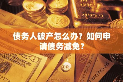 武汉债务人破产怎么办？如何申请债务减免？