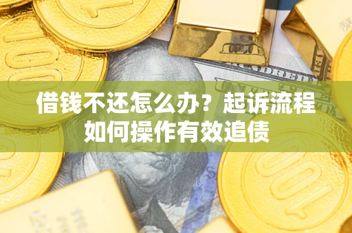 武汉借钱不还怎么办？起诉流程如何操作有效追债