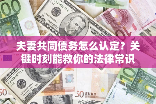 武汉夫妻共同债务怎么认定？关键时刻能救你的法律常识