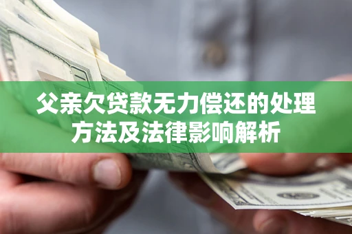 武汉父亲欠贷款无力偿还的处理方法及法律影响解析